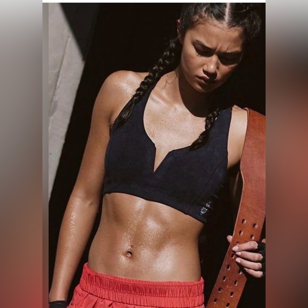 Free People Smooth V-Neck Sports Bra XS/S